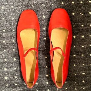 Madewell Vibrant Red Loafers